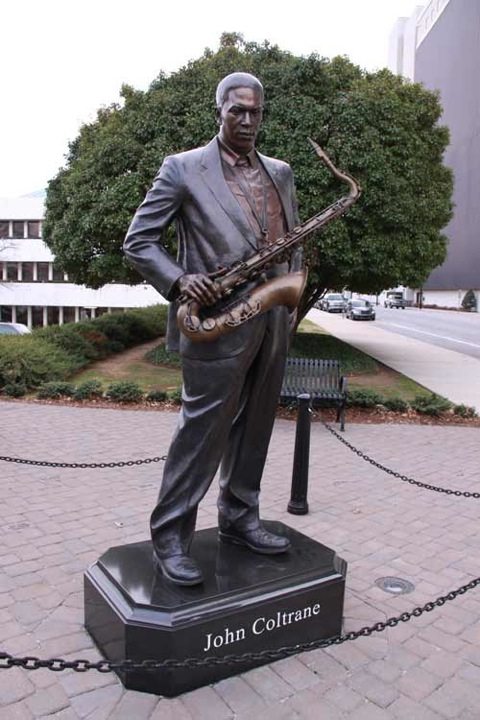 John Coltrane Statue in Downtown High Point