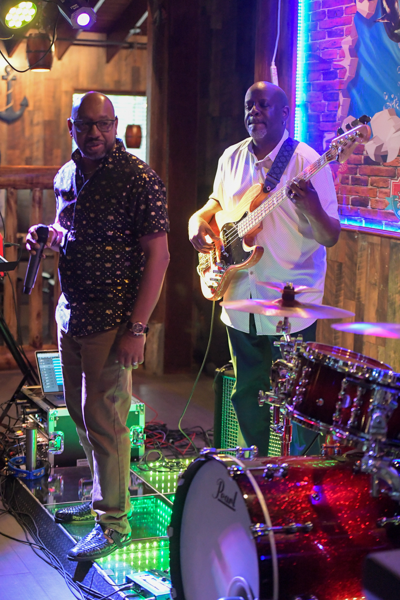Victor Milson Jr - vocals & Matthew Stelle on base