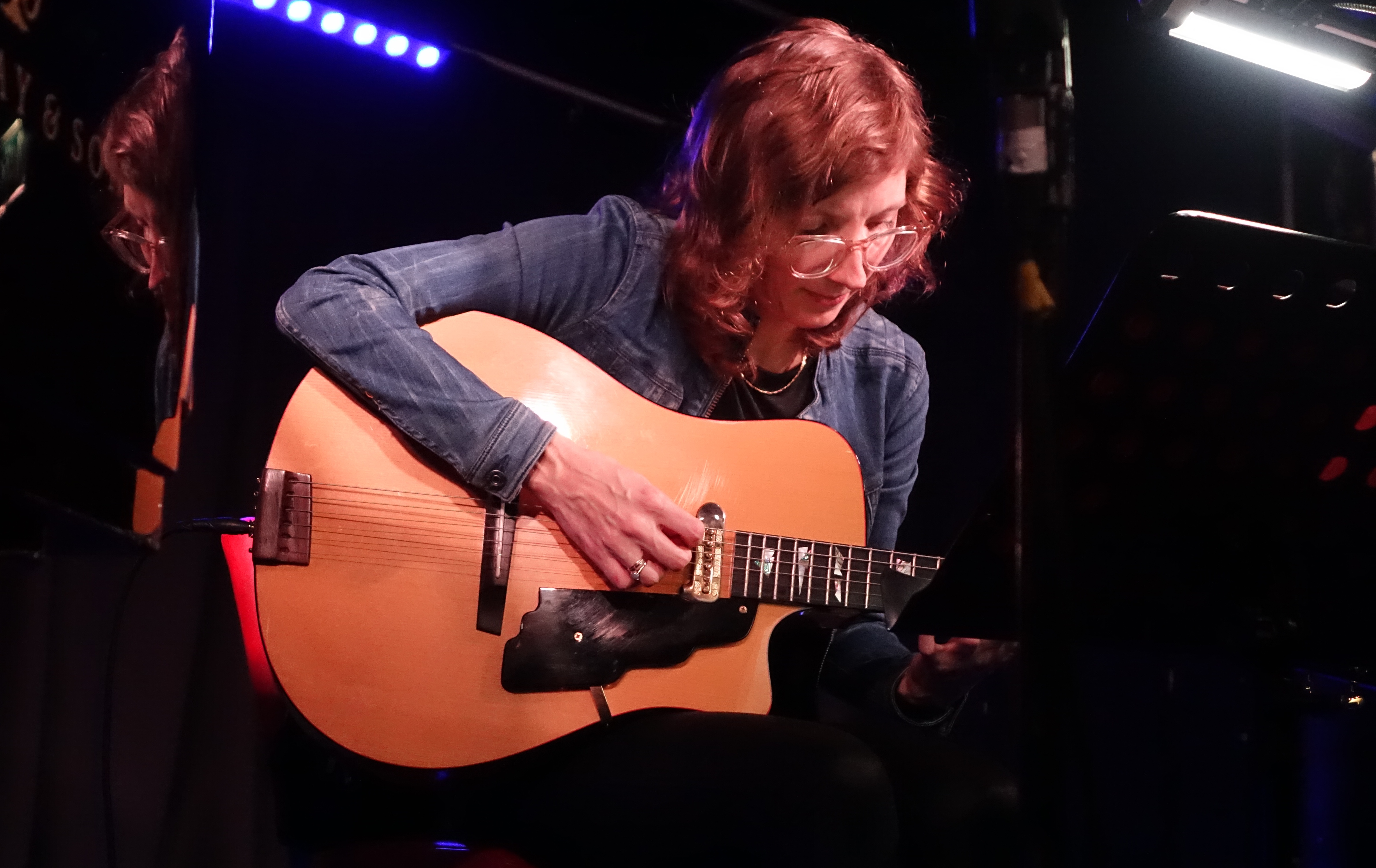 Mary Halvorson at Pizza Express, London in October 2018