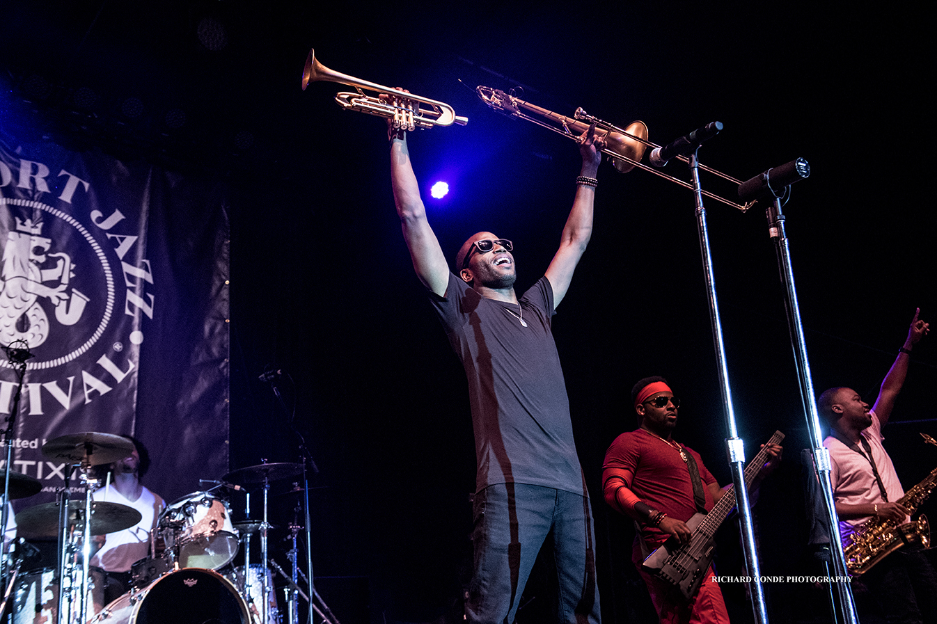 Trombone Shorty at the 2017 Newport Jazz Festival