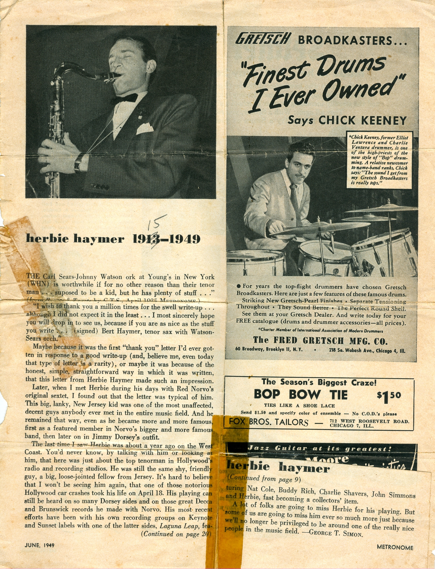 Untitled Jazz Photo — jazz photo by Herbert Bruce Haymer-Coleman | All About Jazz