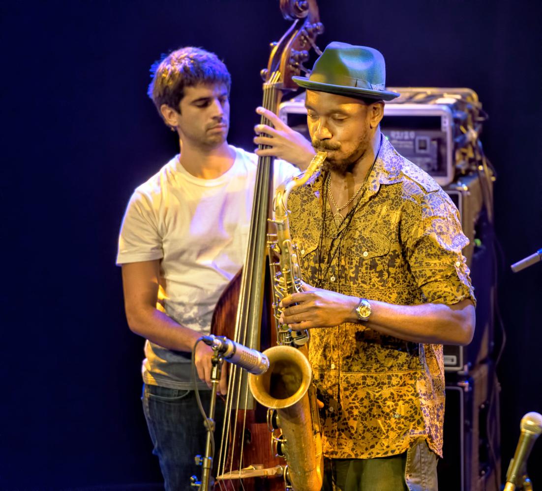 Ariel Zamonsky and Shabaka Hutchings with Shabaka and the Ancestors at The Montreal International Jazz Festival 2017