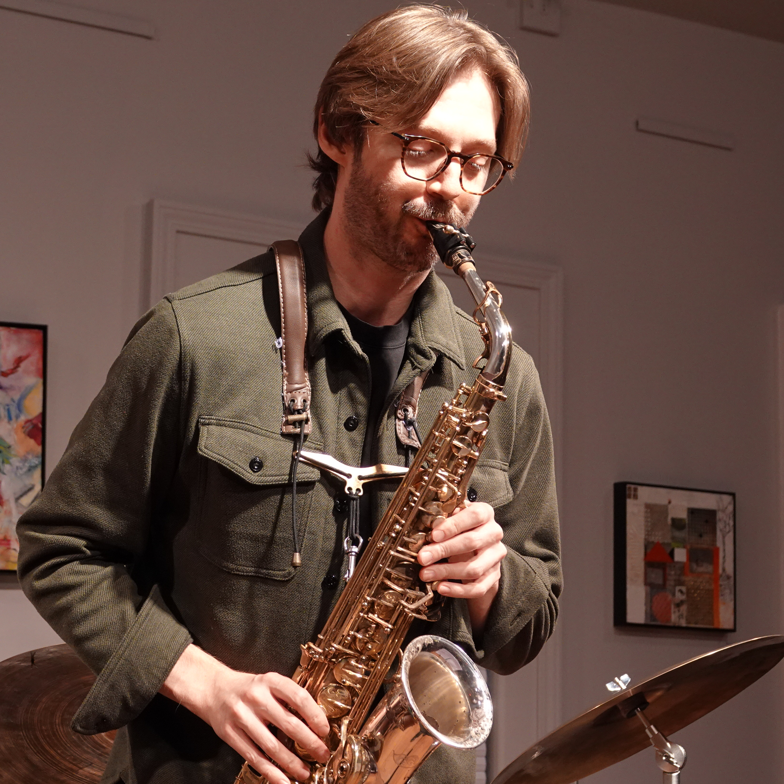 Nathan Reising at Edgefest 2026 — jazz photo by Frank Rubolino | All About Jazz