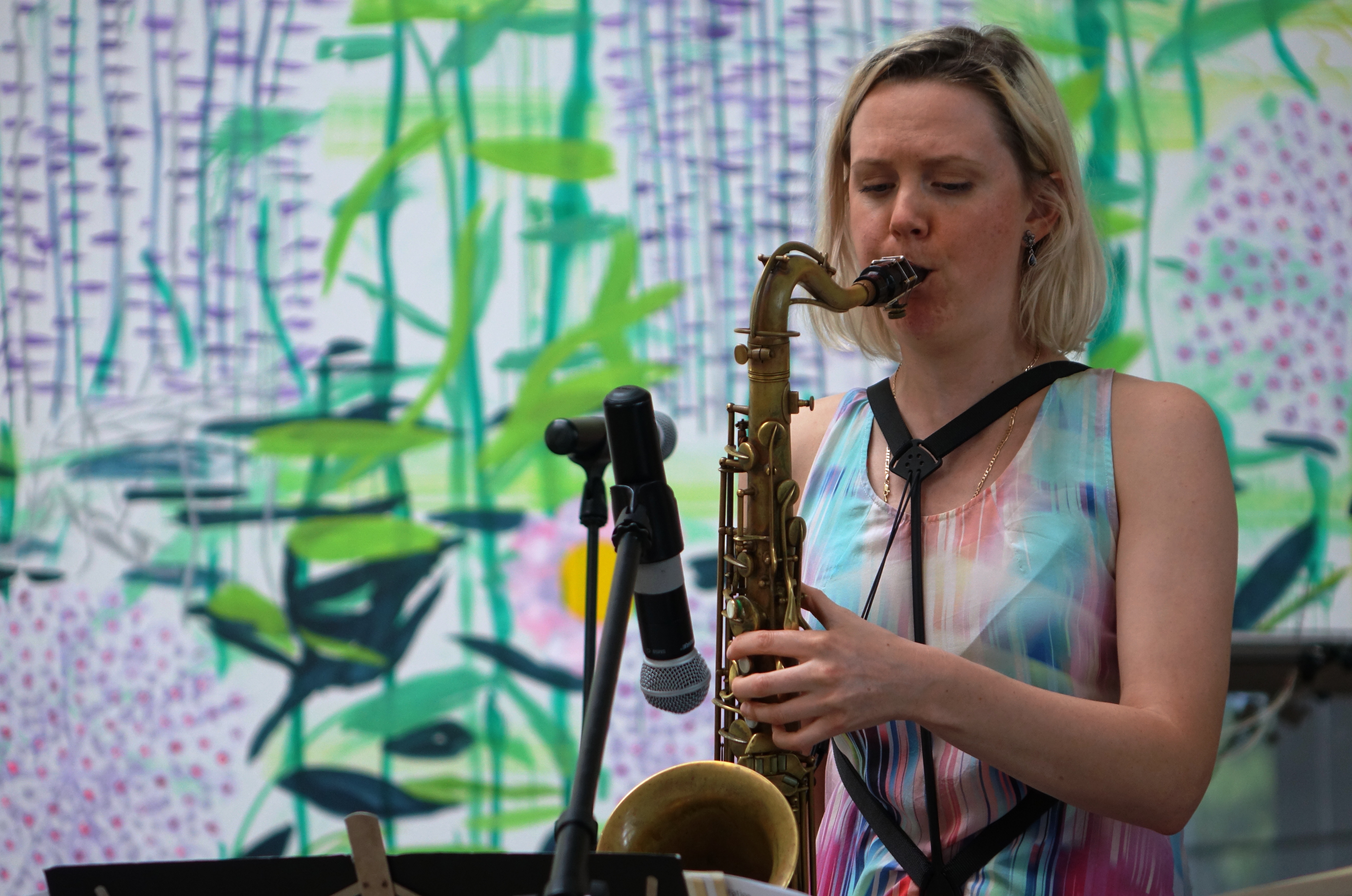 Angela Morris at the Queens Museum, Queens in June 2019