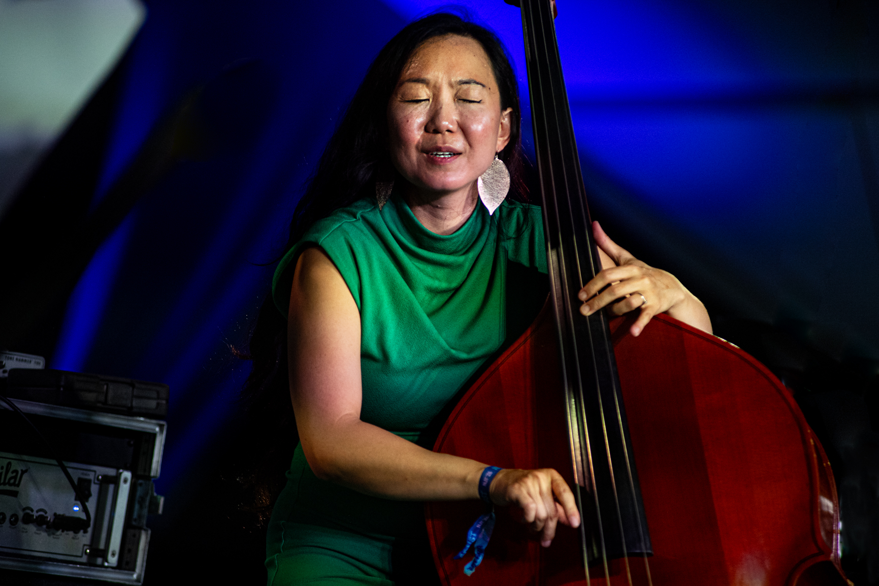 Linda May Han at the 2026 Newport Jazz Festival — jazz photo by Richard Conde | All About Jazz