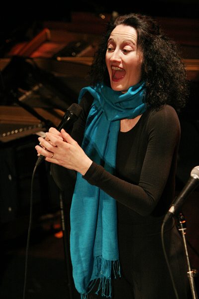 Christine Schaller with "Carmen & Mr Caj" at the Amr Jazz Festival, Alhambra, Geneva, Switzerland, April 2006