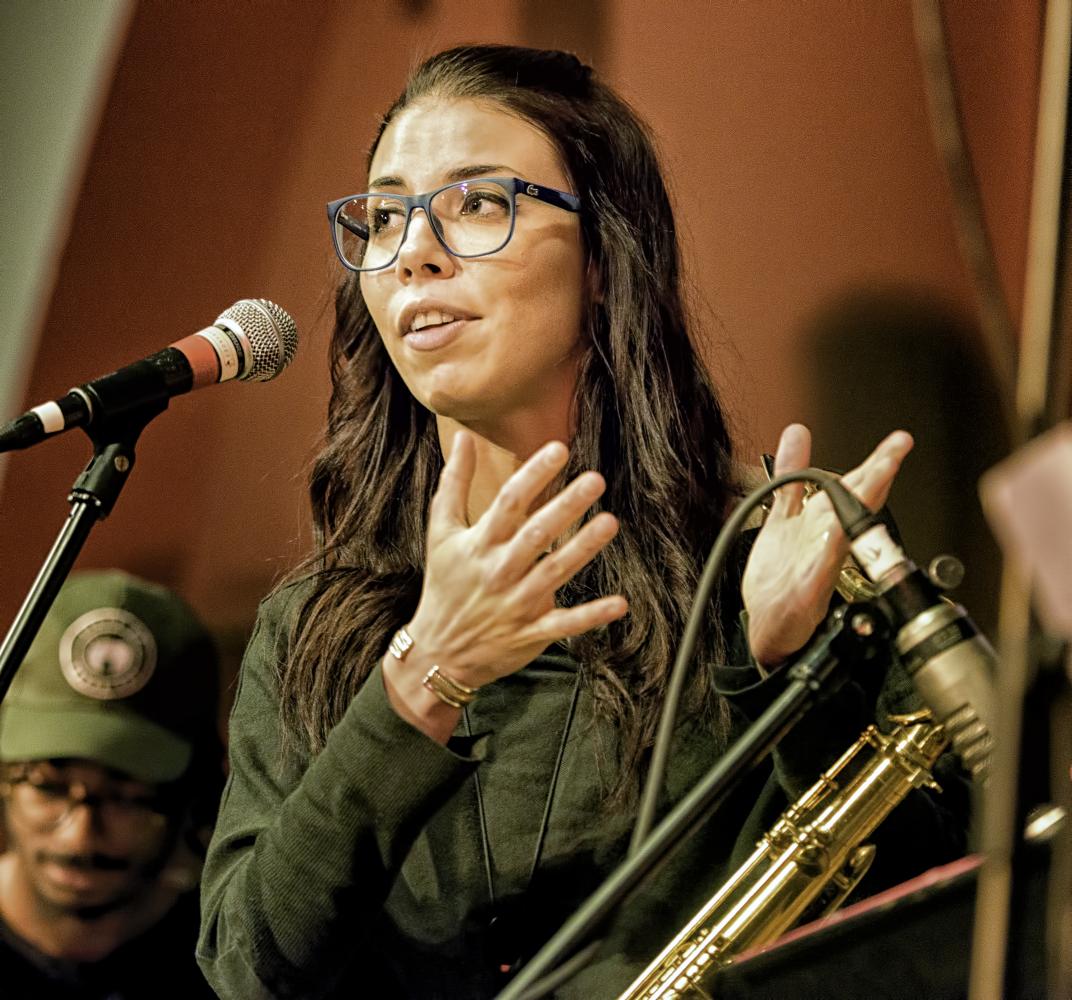 Melissa Aldana at The NYC Winter Jazzfest 2017