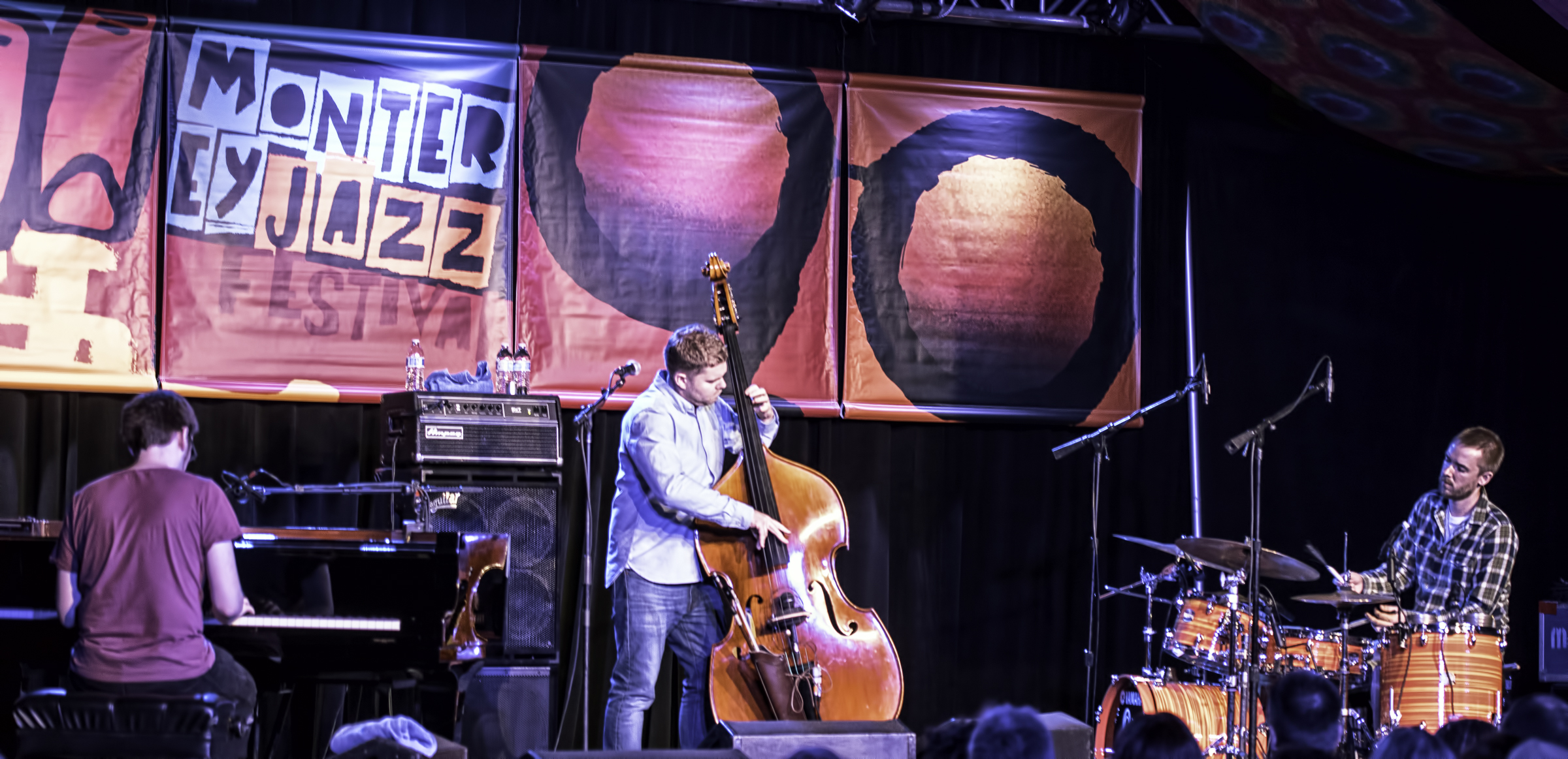 Chris Illingworth, Nick Black and Rob Turner with GoGo Penguin at the Monterey Jazz Festival