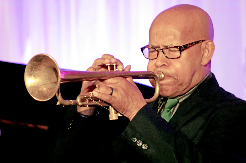 Eddie Henderson with the Bruce Barth Trio