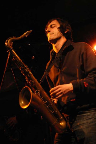 Francesco Berzatti with "Aldo Romano - Because of Bechet" at Amr, Sud Des Alpes, Geneva, Switzerland, 2005
