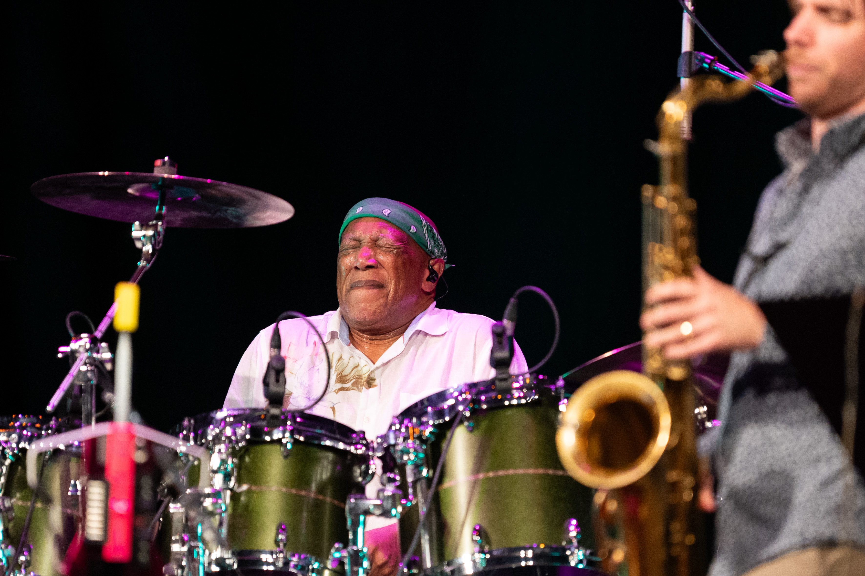 Billy Cobham and Bjorn Arko — jazz photo by Gabriele Guala | All About Jazz