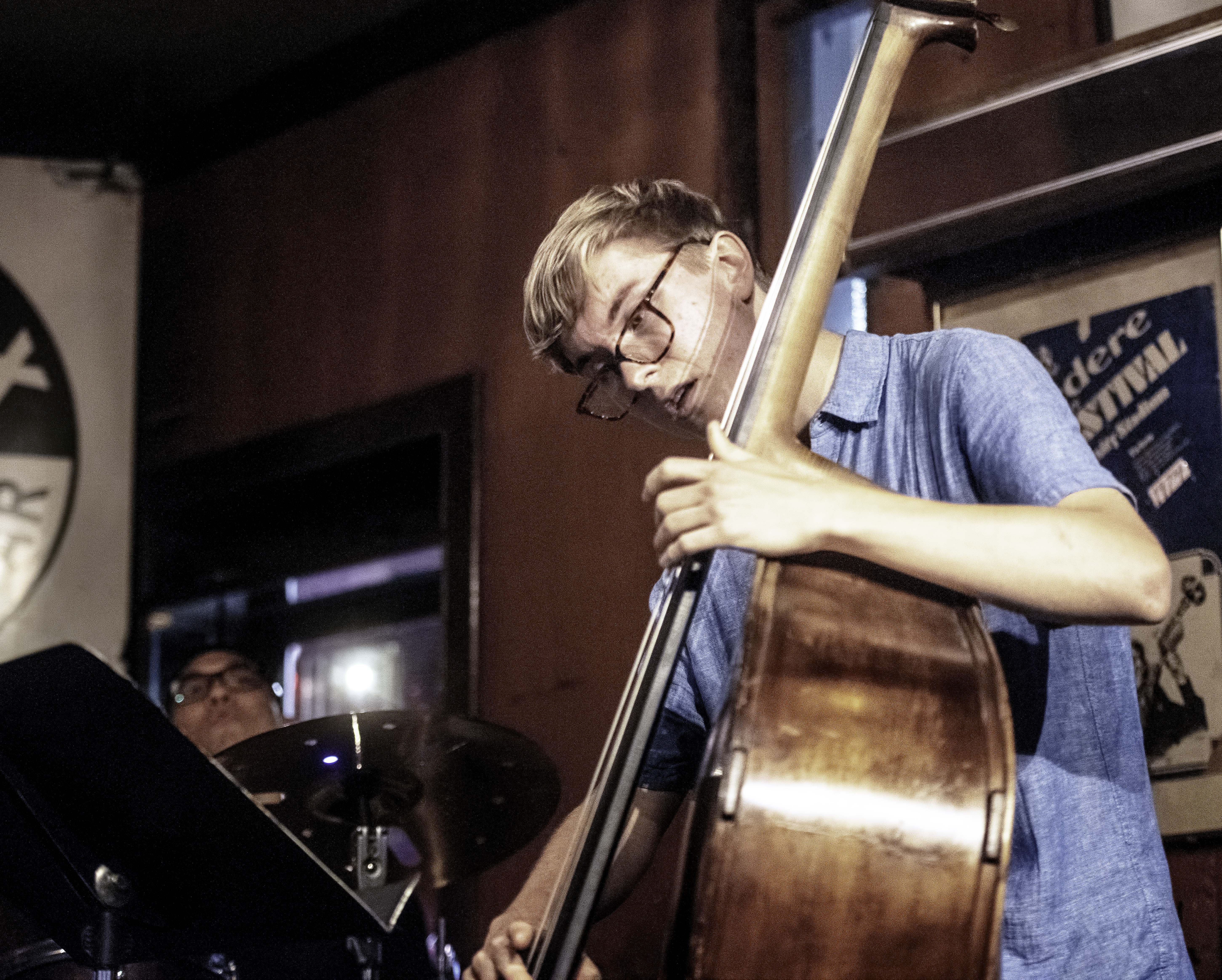 Logan Kane with David Binney at the Rex Jazz Bar at the Toronto Jazz Festival 2019