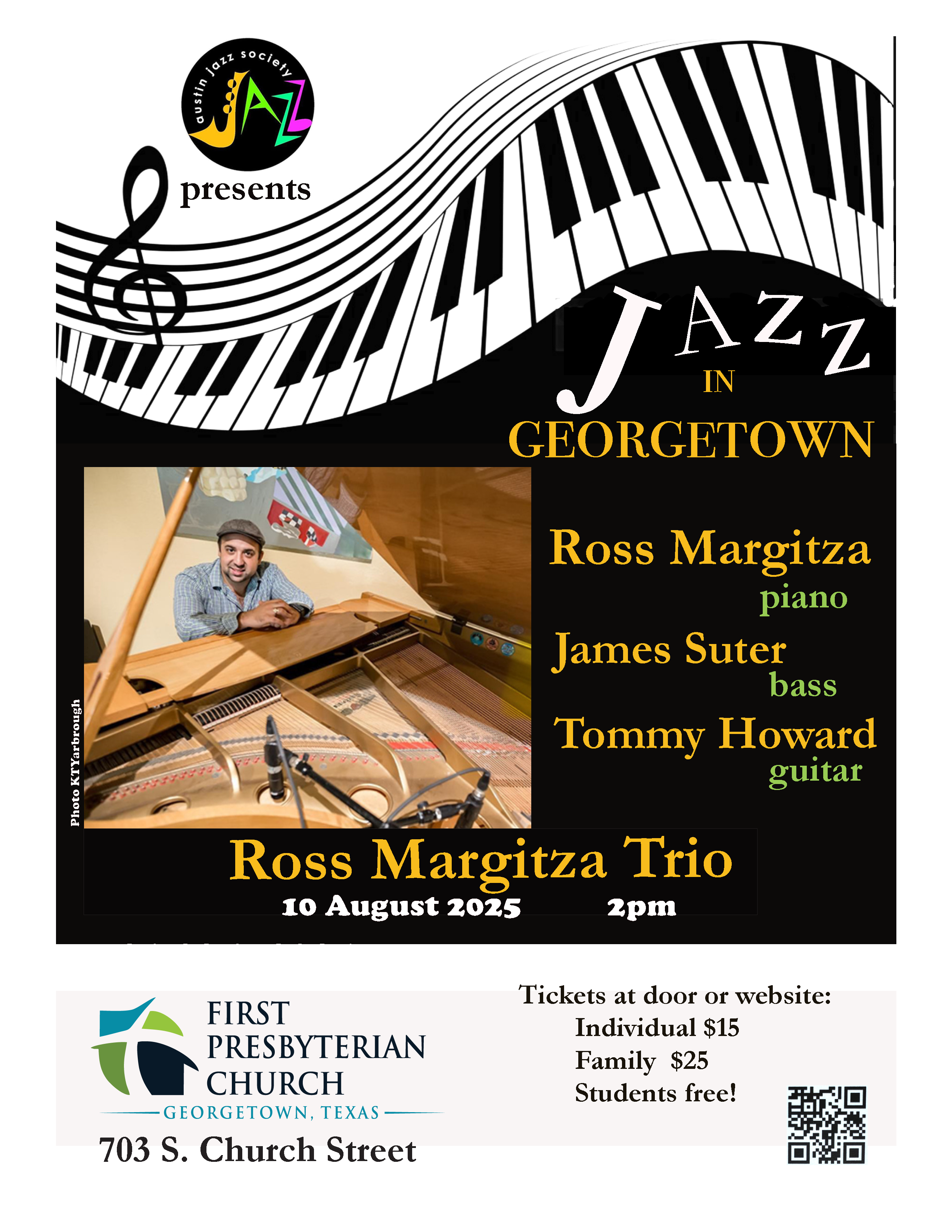 Austin Jazz Society Presents The "georgetown Sunday Afternoon Concert"