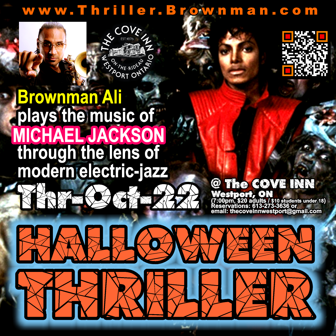 Brownman's HALLOWEEN THRILLER -- Westport tour date 2026 — jazz photo by Andrew Nicholson | All About Jazz