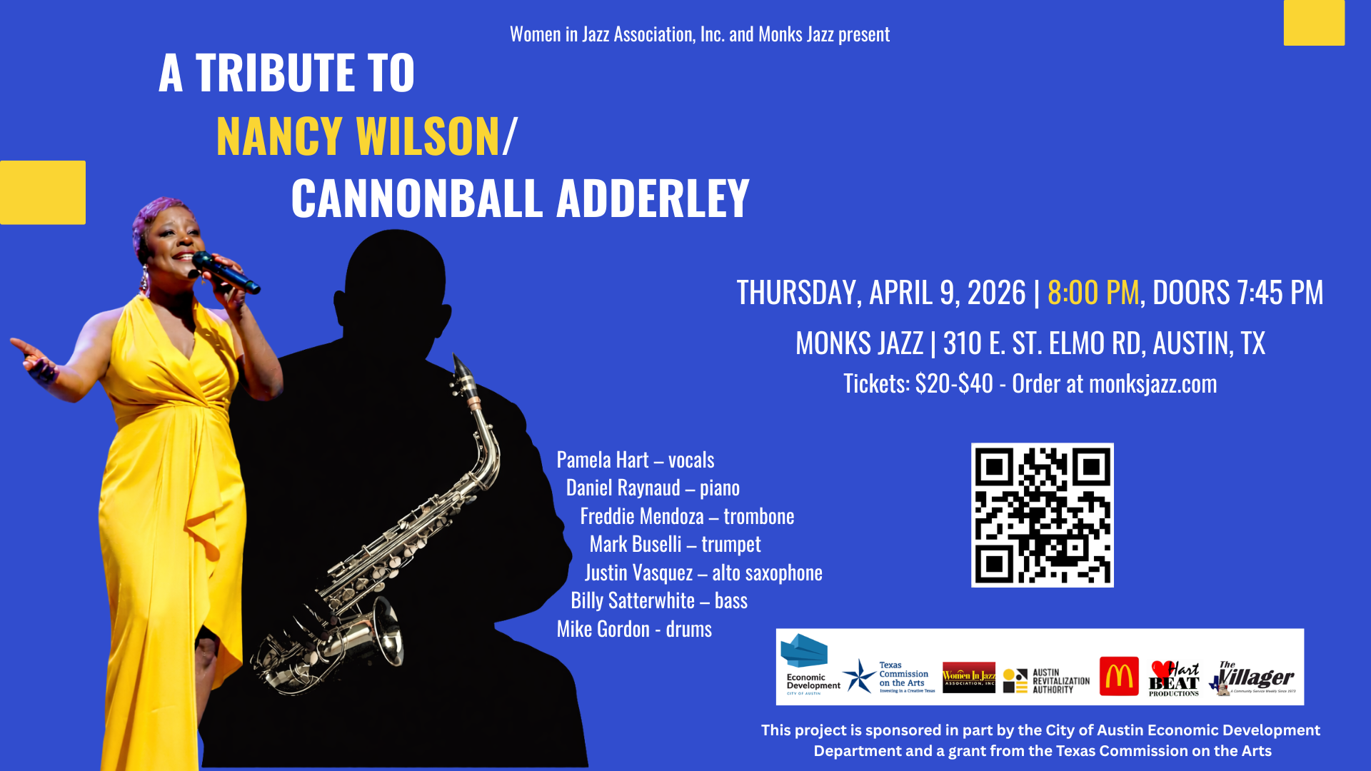 A Tribute To Nancy Wilson & Cannonball Adderley — jazz photo by Kevin Hart | All About Jazz