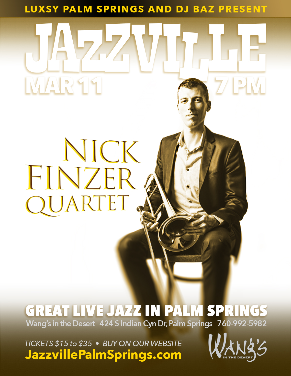 Nick Finzer Quartet - Jazzville Palm Springs