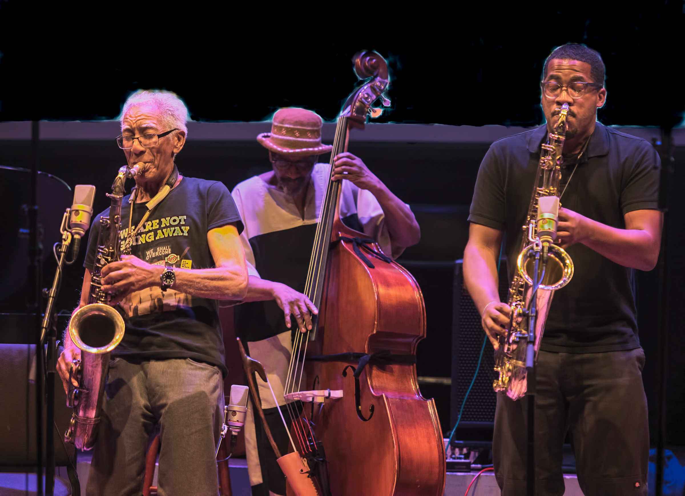 Kidd Jordan, William Parker and James Brandon Lewis with the Dave Burrell Quintet At the Vision Festival 2018