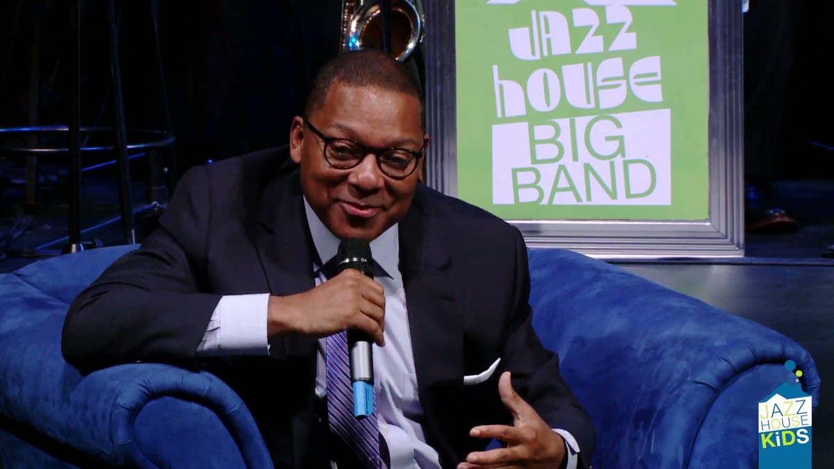 Wynton Marsalis at the Jazz House Kids' program "Inside the Jazz Note" 2017