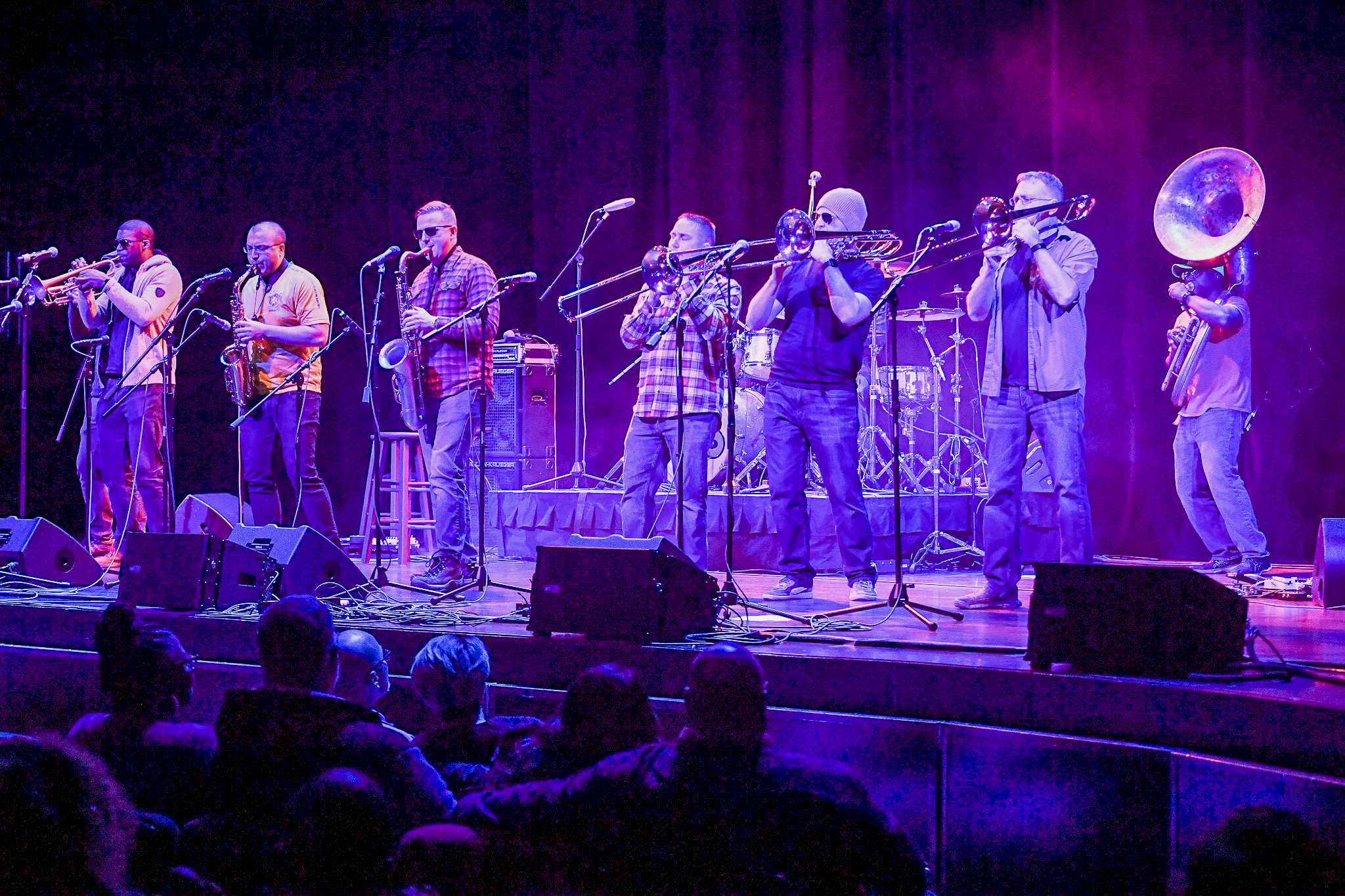 Renegade Brass Band, CNU/Diamonstein Concert Hall, Newport News VA, Paul Greiner