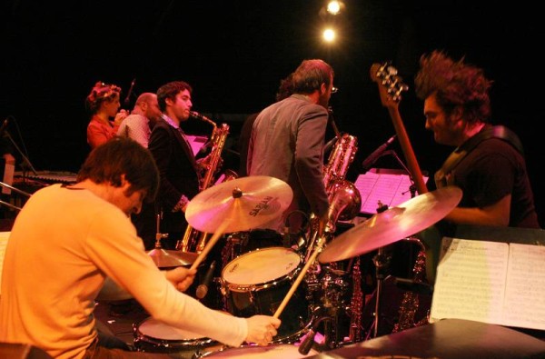 "Le Sacre Du Tympan" (Leader : Guitarist Fred Pallem) at the Jazz Festival de Cully, Switzerland, April 2006