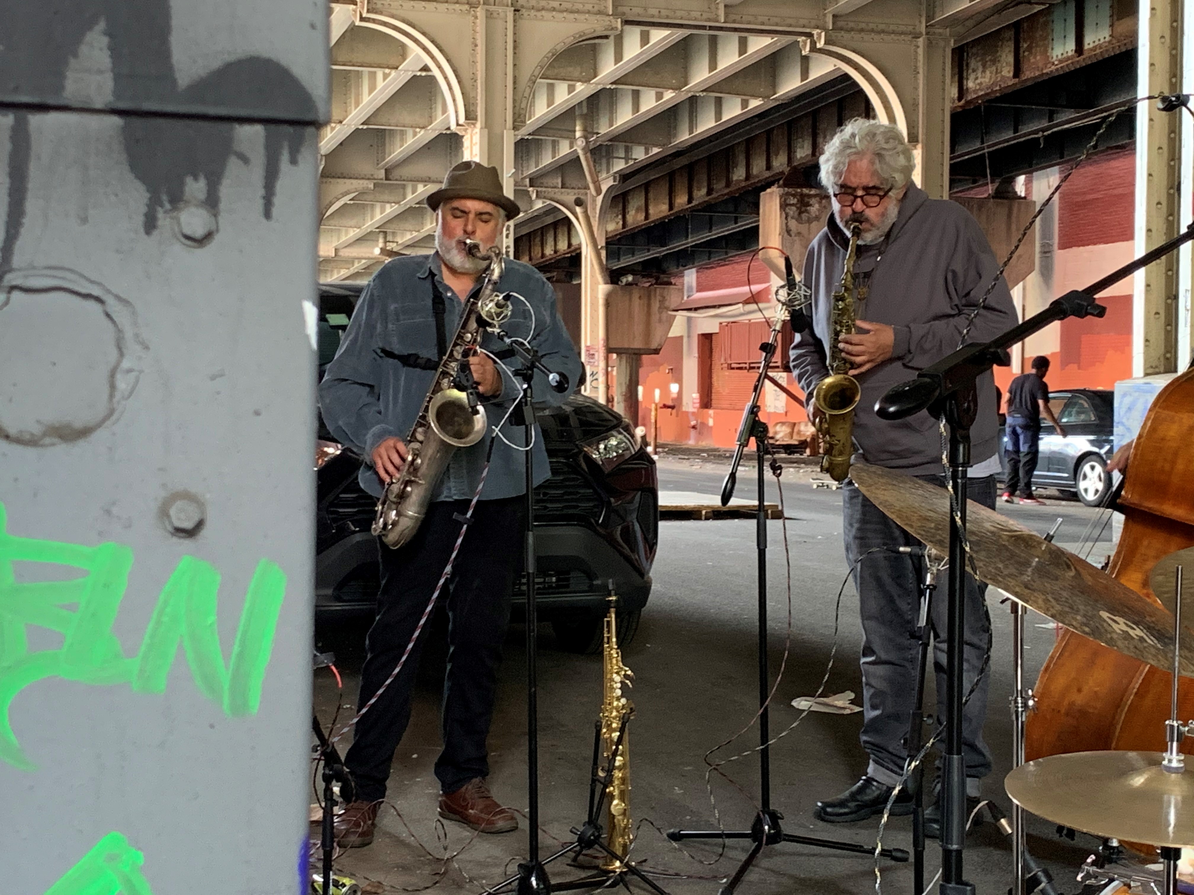 Tony Malaby and Tim Berne under the Turnpike