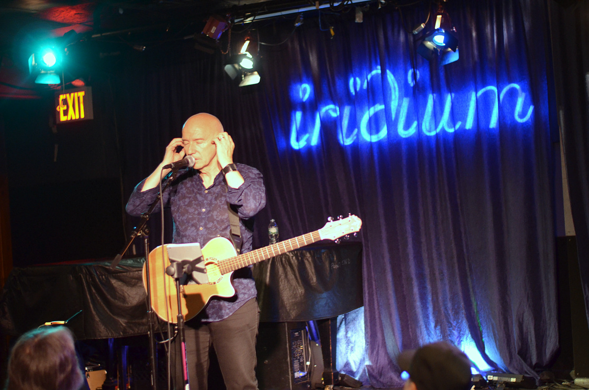 Midge Ure at the Iridium in Nyc on 8-19-2014.