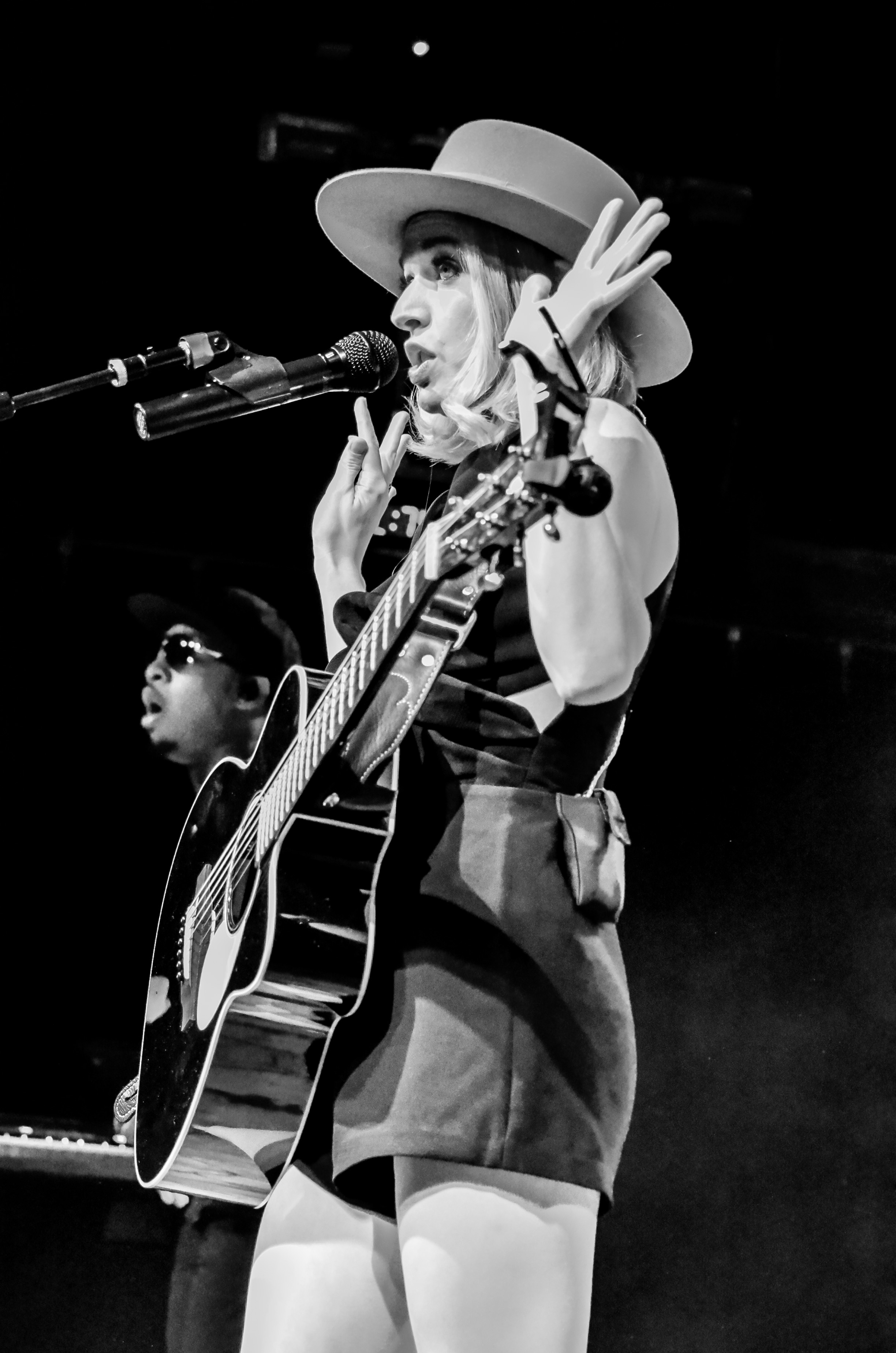 ZZ Ward at Irving Plaza on 9-18-2015. 