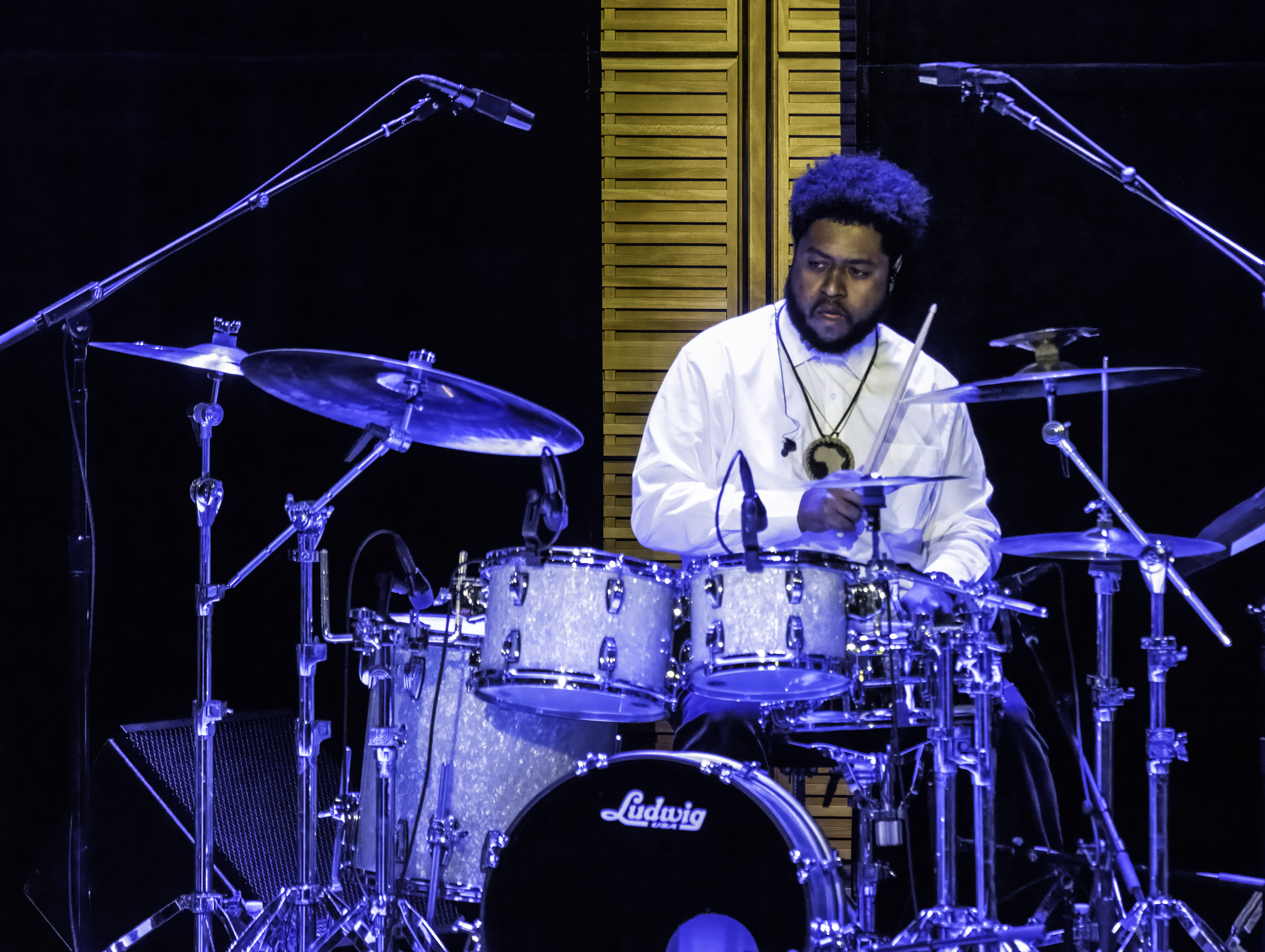 Wayne Matthews with Fatoumata Diawara at Carnegie Hall