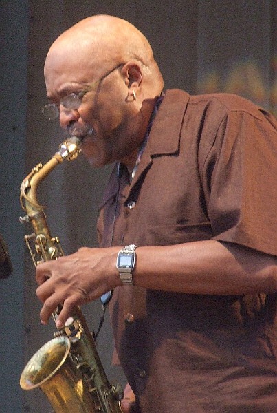 Oliver Lake of Trio 3 (Appearing with Geri Allen) at 2011 Chicago Jazz Festival