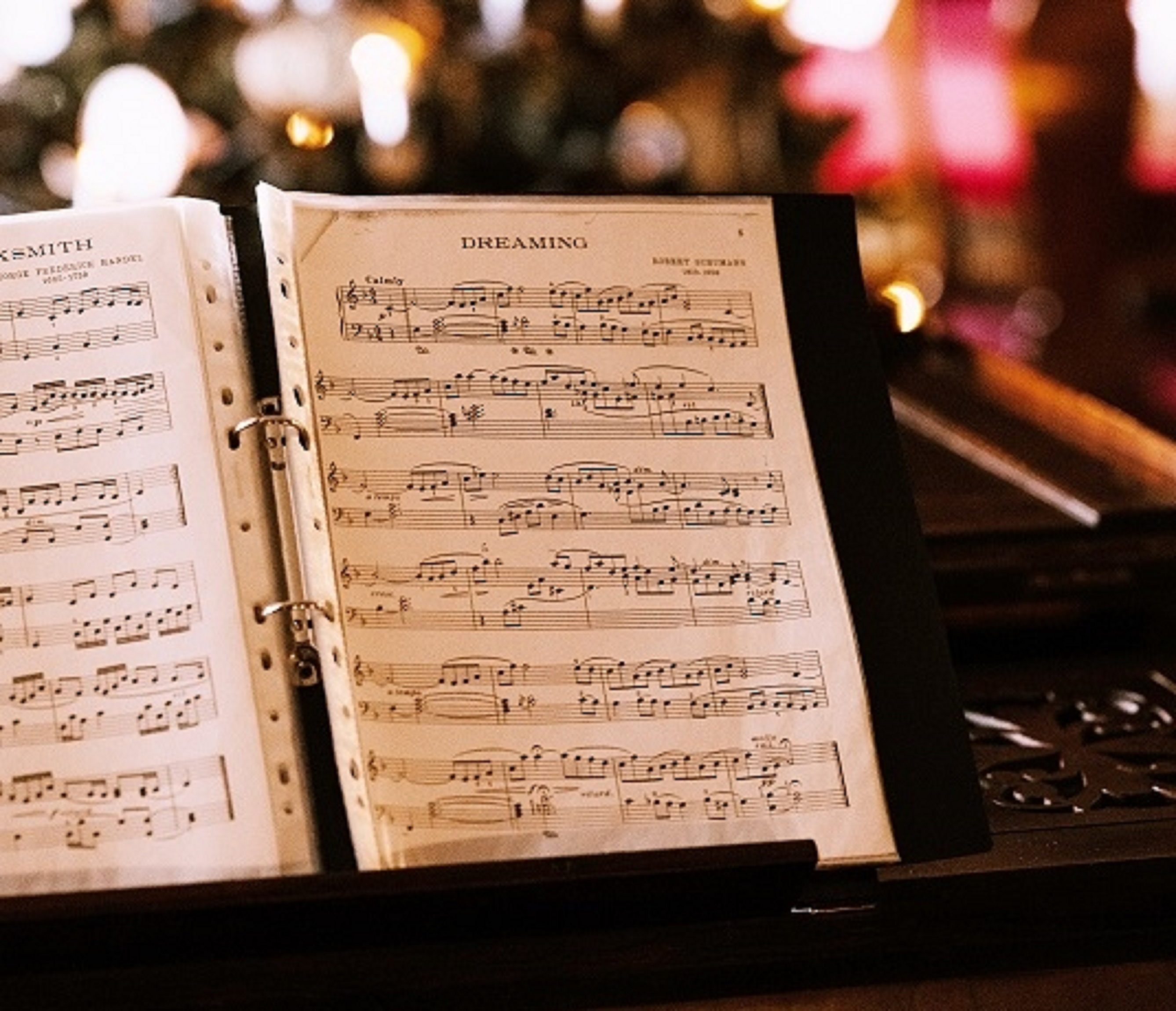 Sheet Music Ready for Holiday Dreaming