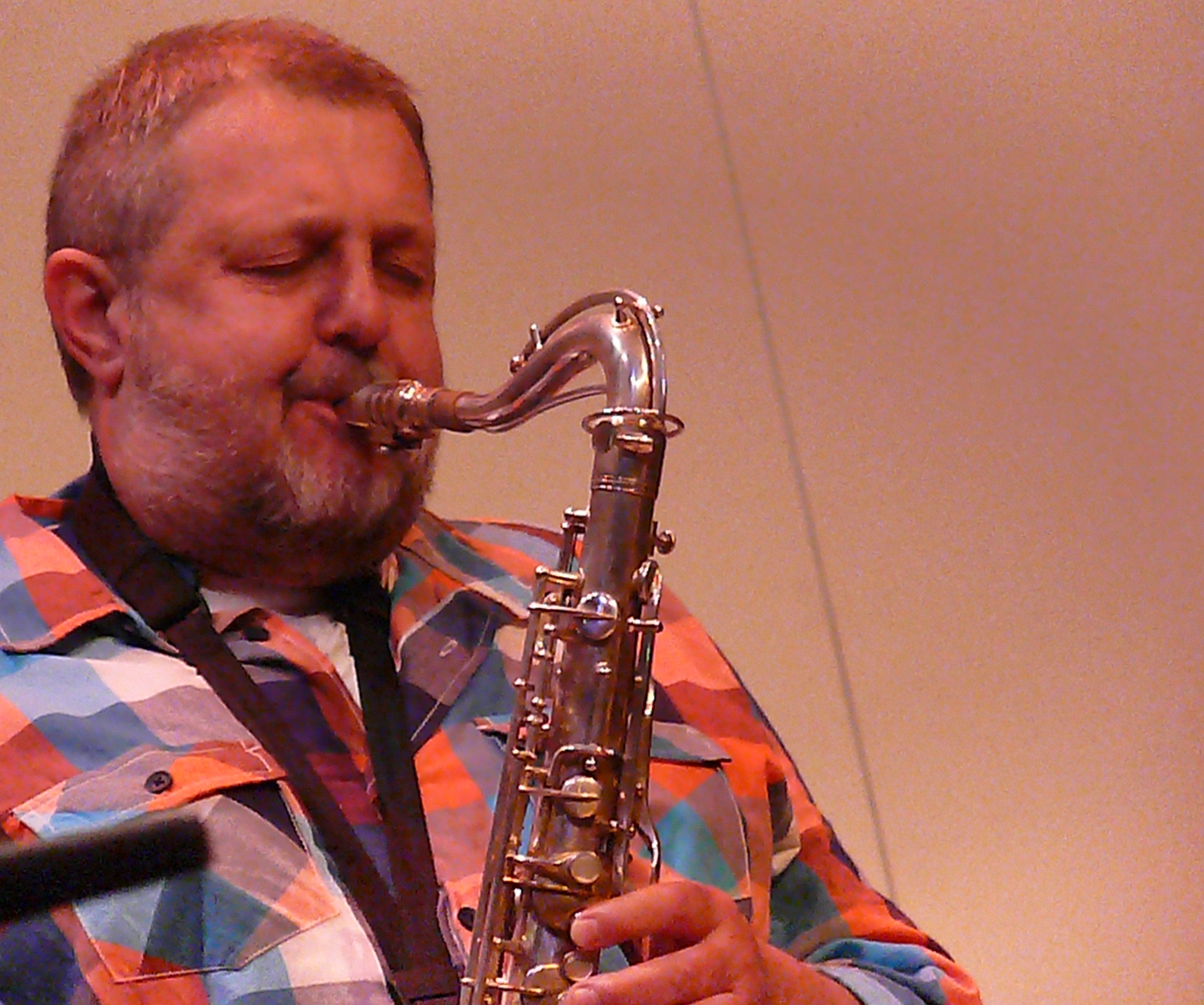 Paul Dunmall at Leicester Arts Centre in October 2010