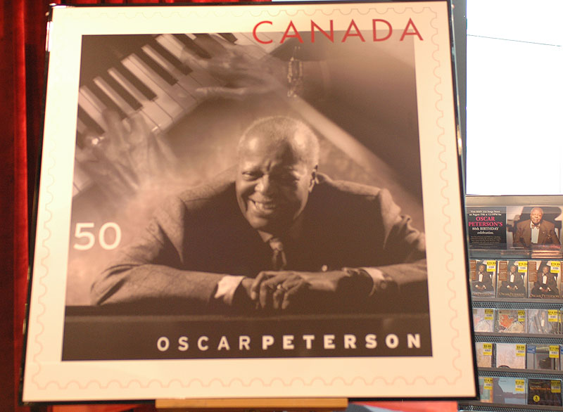 Oscar Peterson'stamp