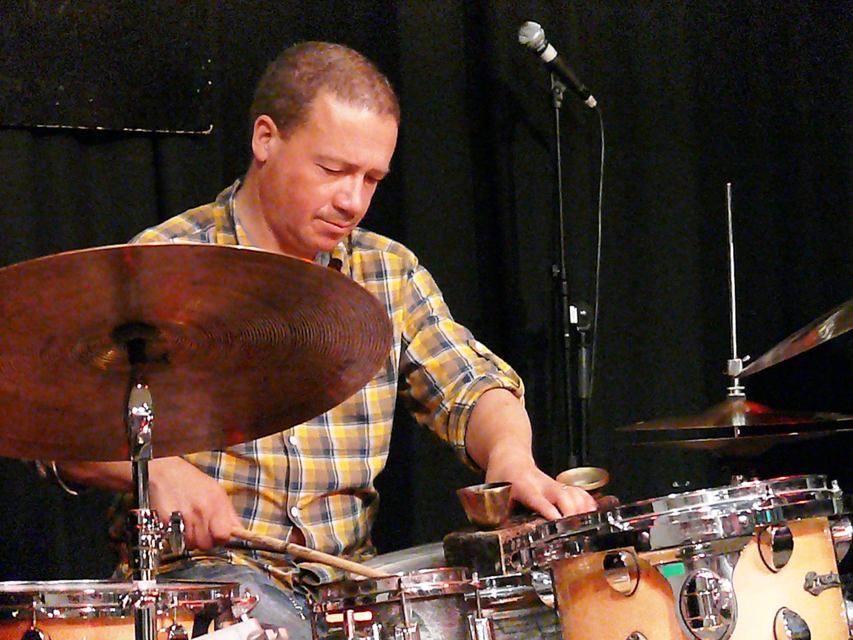 Mark sanders at the vortex, london in july 2013