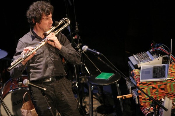 Claude Jordan with "Carmen & Mr Caj" at the Amr Jazz Festival, Alhambra, Geneva, Switzerland, April 2006