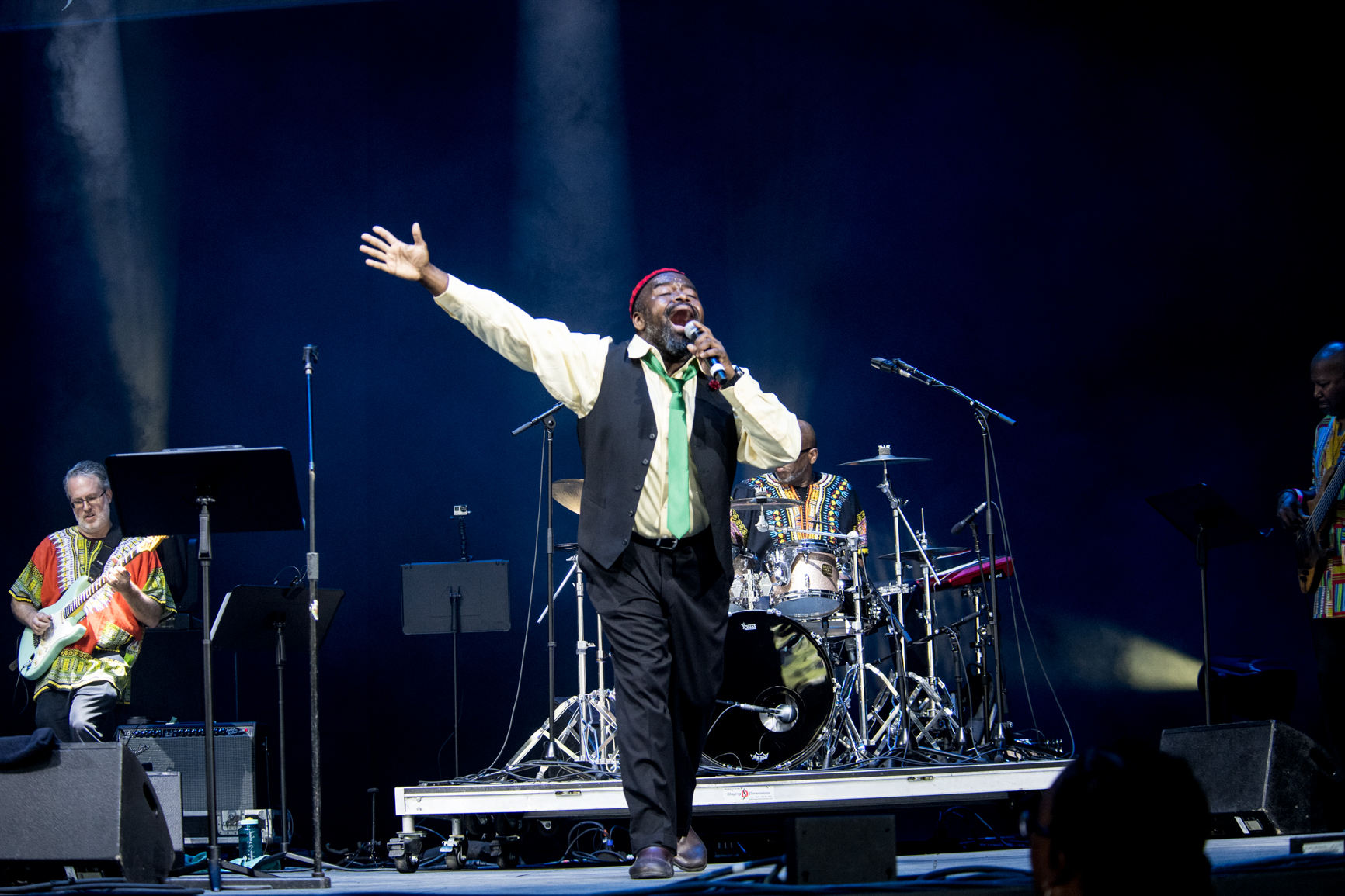 Garland Nelson at the 2022 Saratoga Jazz Festival