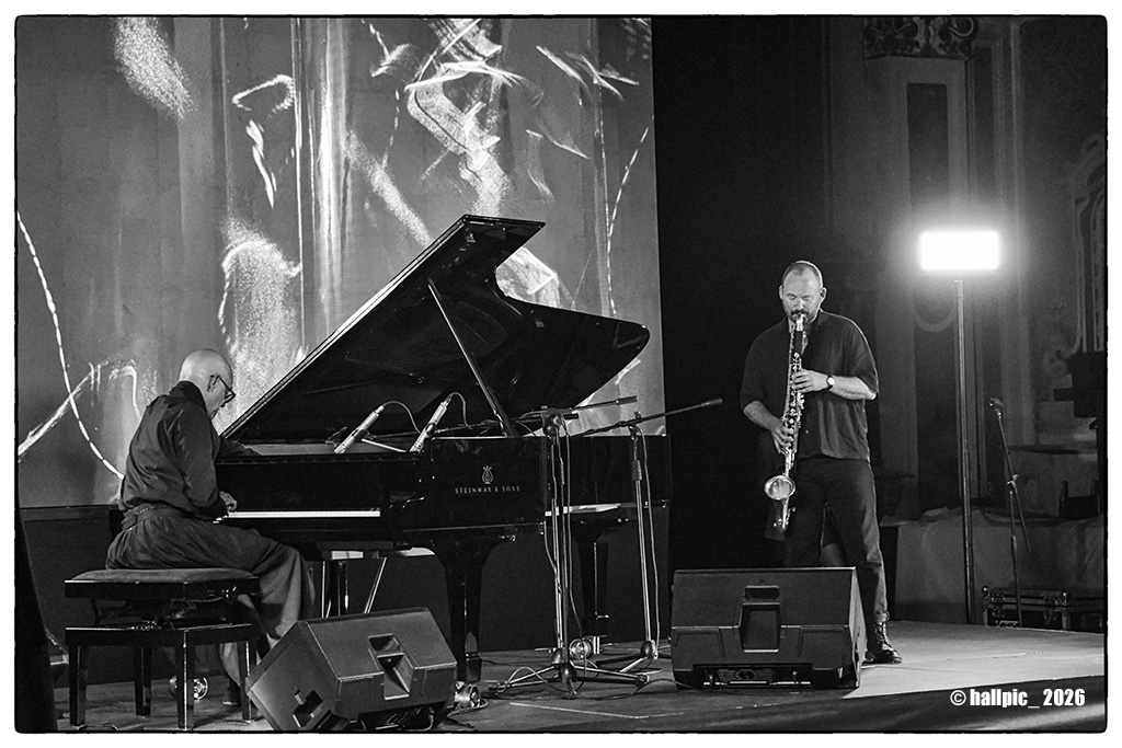Nik Bärtsch & Sha Duo — jazz photo by Pietro Previti | All About Jazz