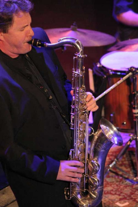 Sylvain Beuf with the "Moncef Genoud Trio Feat. Sylvain Beuf" at the Amr Jazz Festival, Alhambra, Geneva, Switzerland, 2005