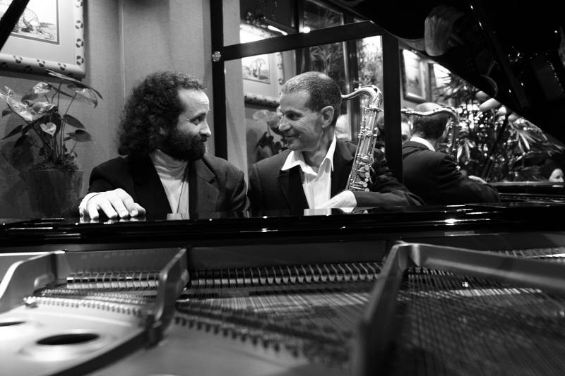 Juan Maria Solare and Eduardo Kohan at the Hotel D'Angleterre, Geneva, Switzerland,2005