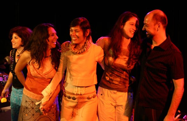 Angela Frontera, Rosanna Tavares, Zelia Fonseca, Marcio Tubino and Rosanna Leventhal with "Rosanna & Zelia" at Amr, Sud Des Alpe