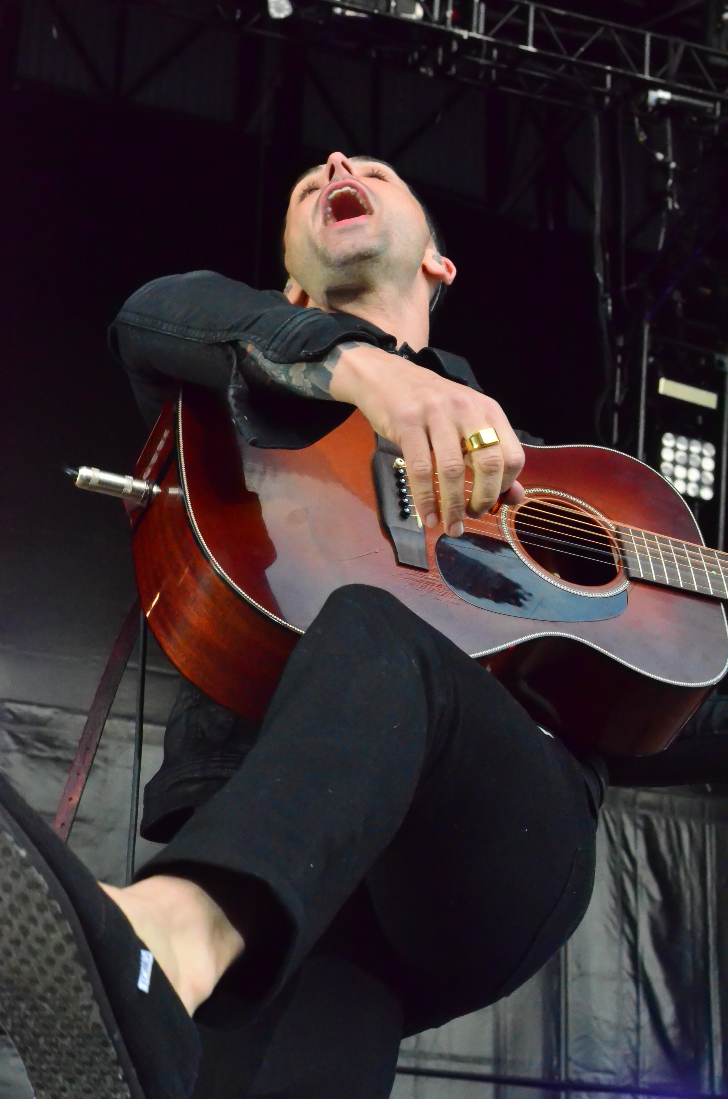 Dashboard Confessional at Nikon at Jones Beach Theater on 6-21-15.