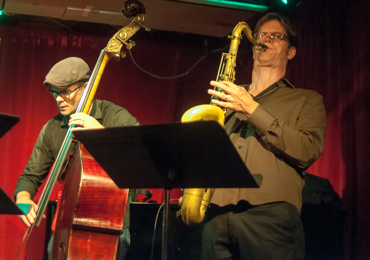 Michael Bates and Donny McCaslin at the Cornelia Street Cafe