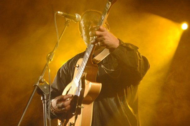 Jazz Guitarist Emmett North Jr at the City Centre Theatre,Sarezzo,Italy 2006'