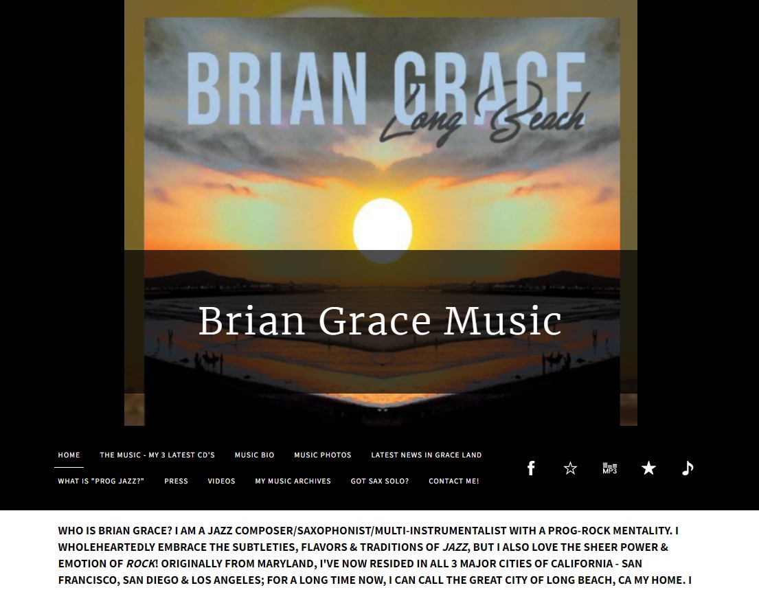 New & improved Brian Grace music website: www.briangracemusic.com