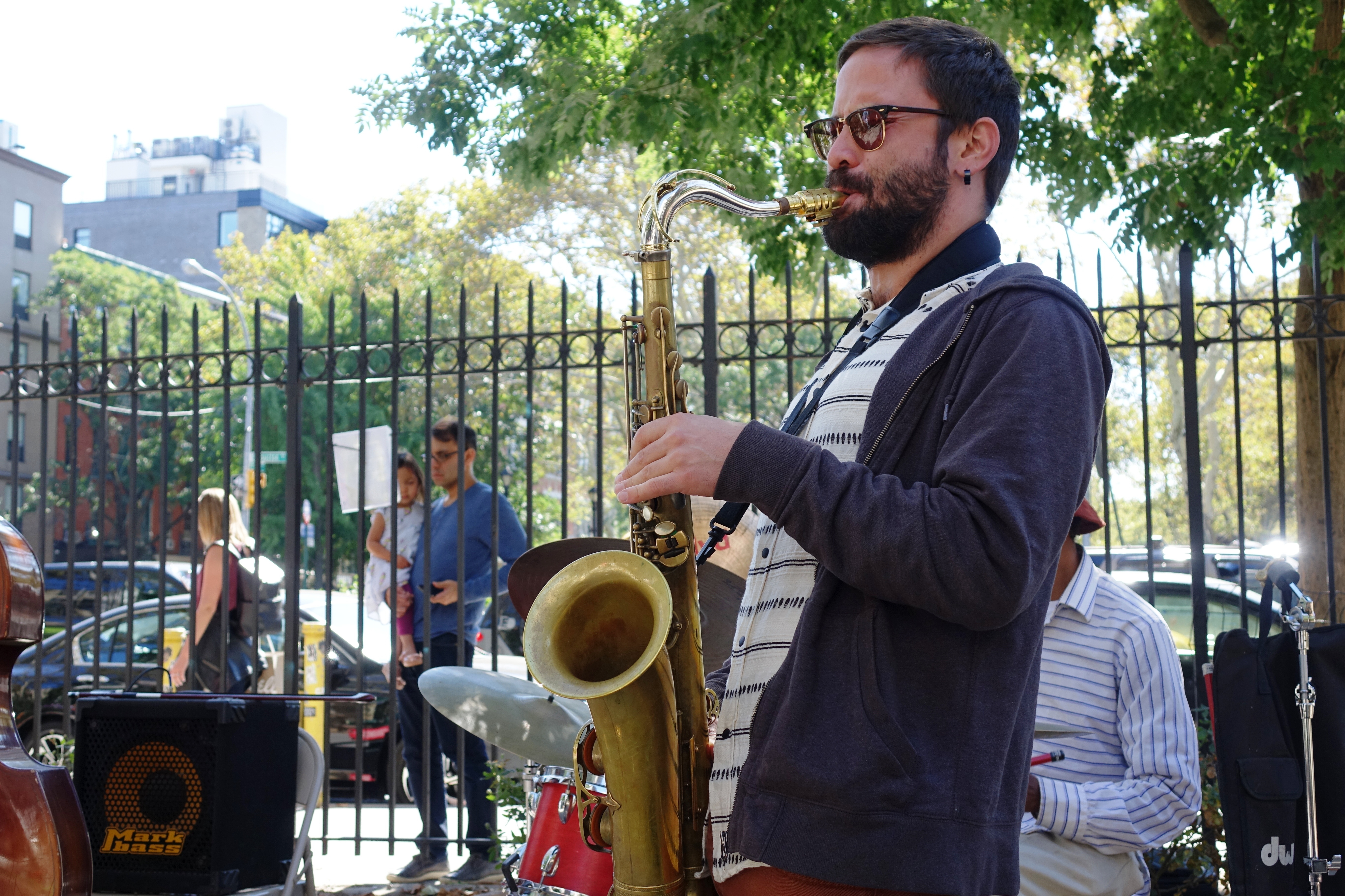 Abraham Mennen at First Street Green, NYC in October 2017