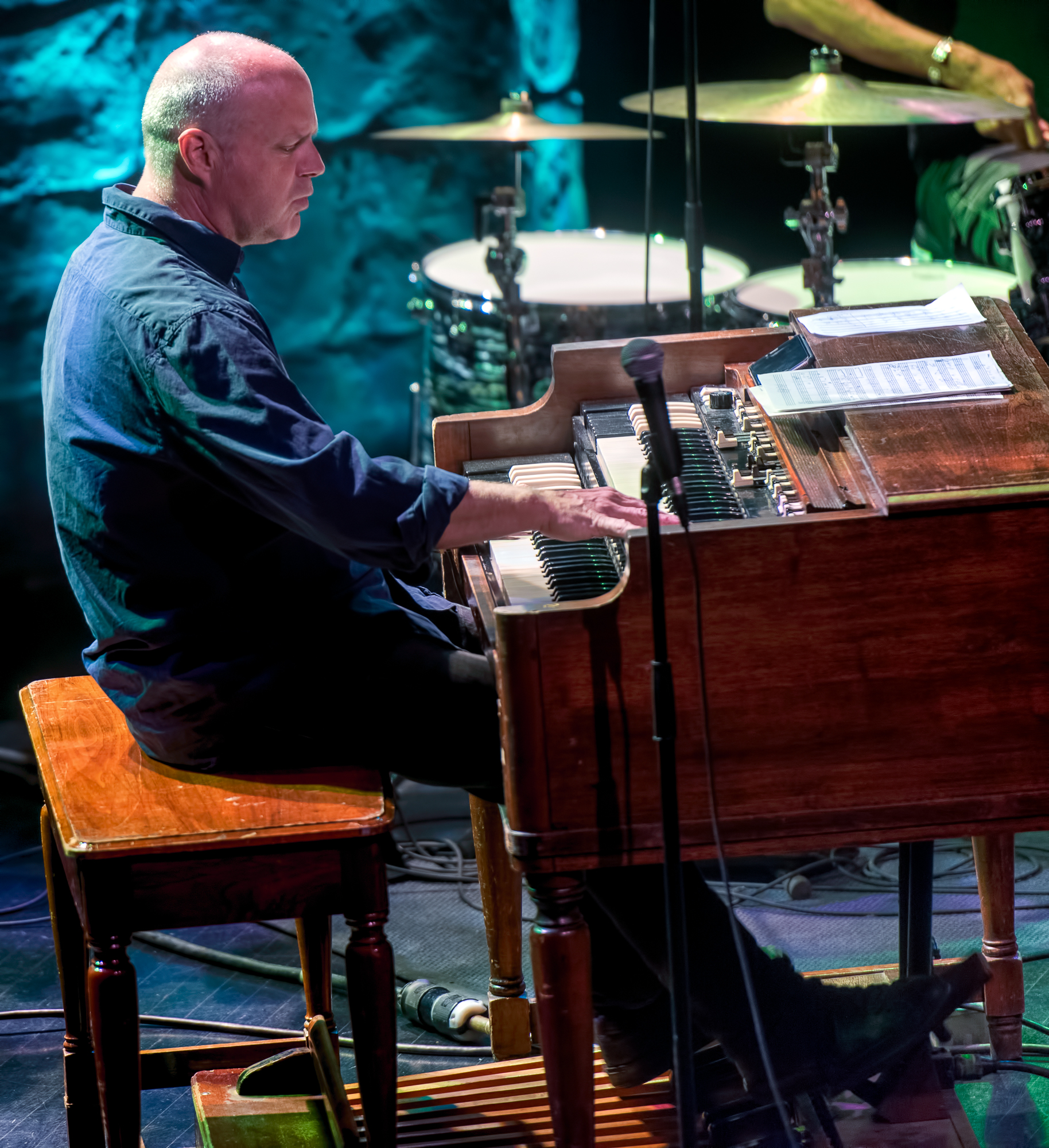 John Medeski With Marc Ribot And J.t. Lewis At The Montreal International Jazz Festival 2018