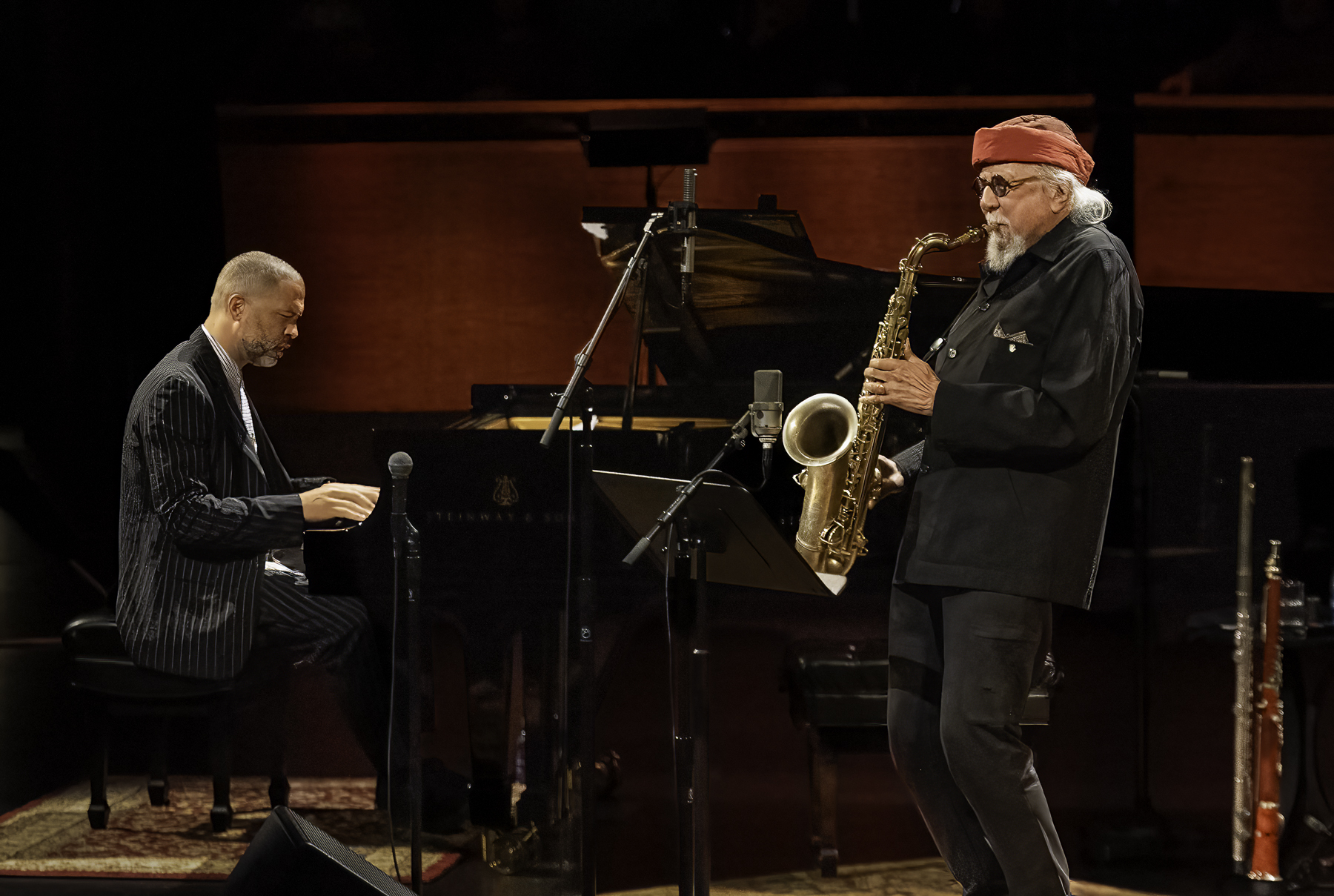 Jason Moran and Charles Lloyd at Rose Theater in Jazz at Lincoln Center