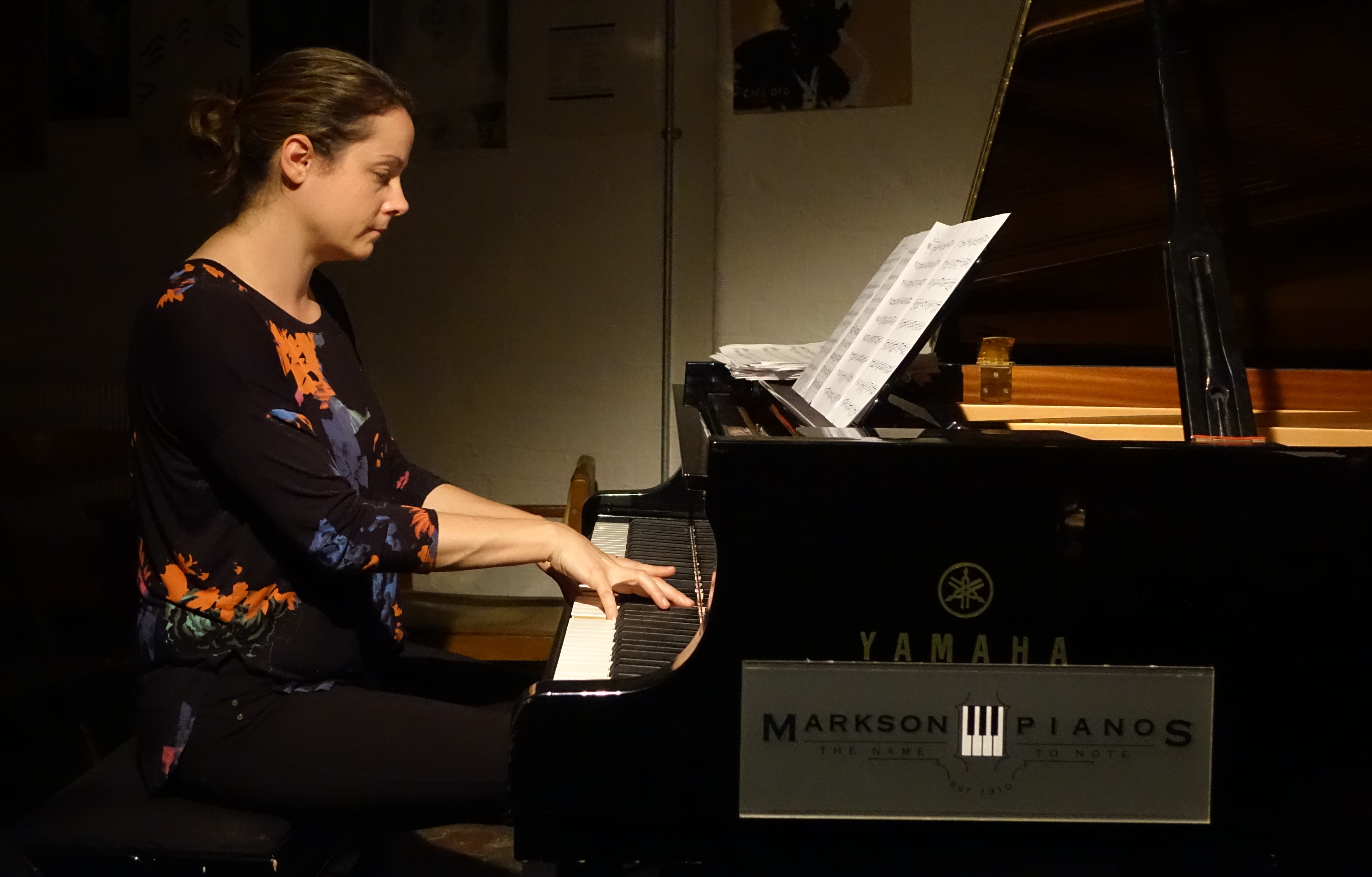 Kris Davis at Cafe Oto, London in May 2018