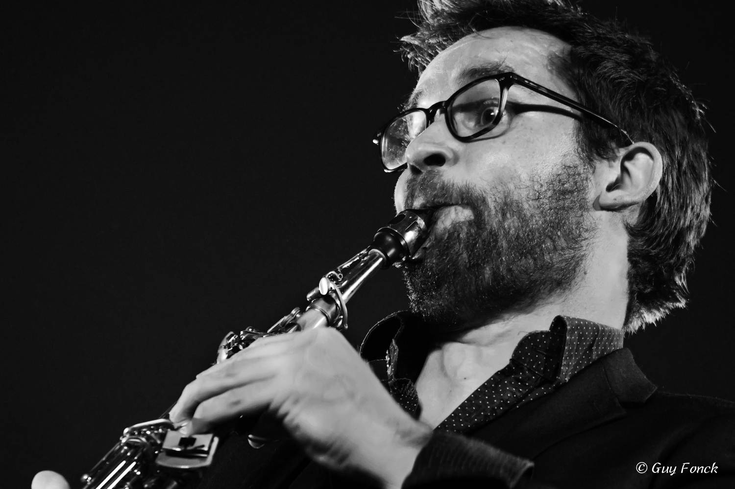 Émile Parisien 2018 — jazz photo by Guy Fonck | All About Jazz