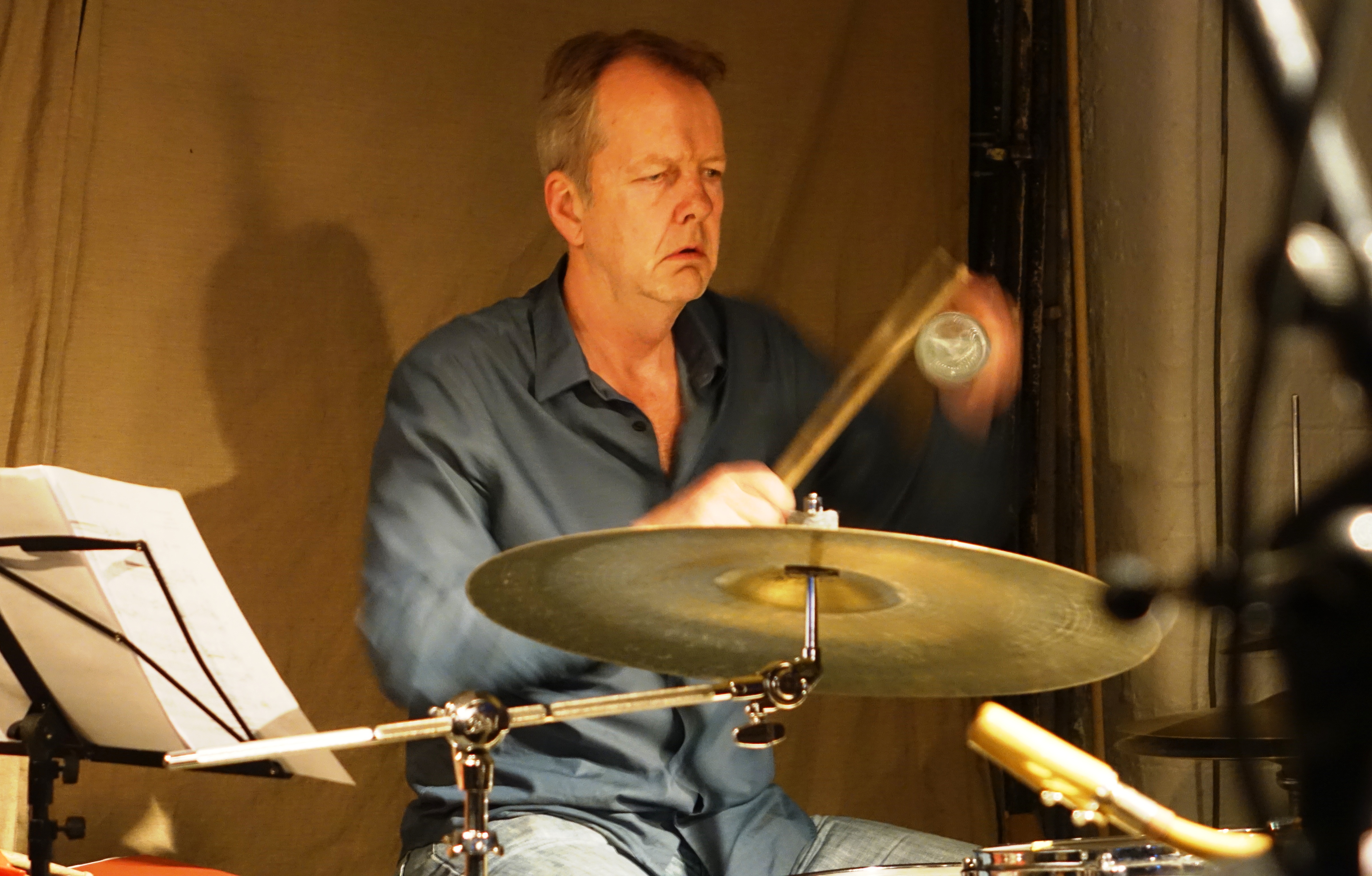 Tom Rainey at Cafe Oto, London in May 2018