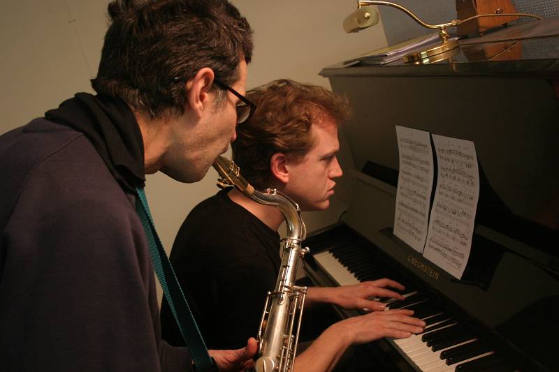 Eduardo Kohan and Jean Ferrarini During Libertango's Rehearsals, Geneva, Switzerland,2005
